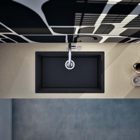 Kuchyňský dřez Schock Kaia N-100XL Magma, spodní montáž