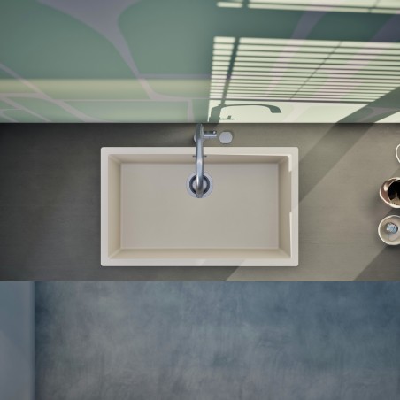 Kuchyňský dřez Schock Kaia N-100XL Magnolia, horní montáž