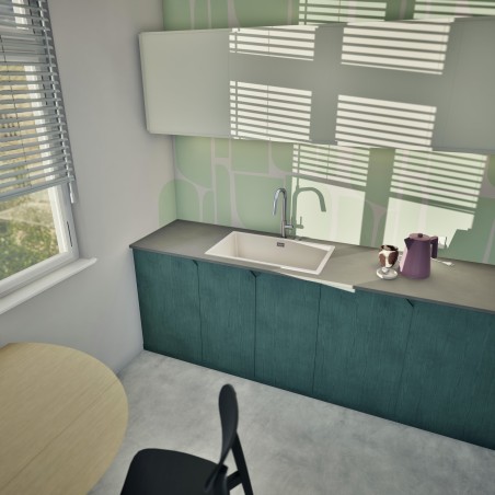 Kuchyňský dřez Schock Kaia N-100XL Magnolia, montáž do roviny