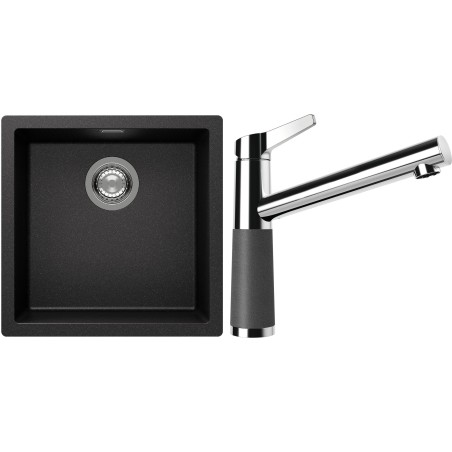 Set Schock S13-4 (dřez Kaia N-100 Stone + baterie SC-510 Stone)