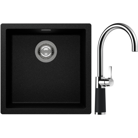 Set Schock S13-6 (dřez Kaia N-100 Magma + baterie SC-520 Magma)