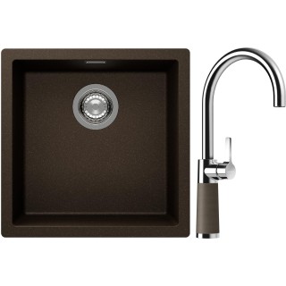 Set Schock S13-6 (dřez Kaia N-100 Bronze + baterie SC-520 Bronze)