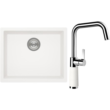 Set Schock S14-8 (dřez Kaia N-100L Polaris + baterie SC-530 Polaris)