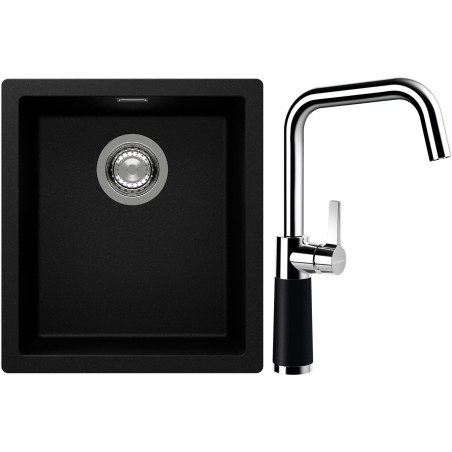 Set Schock S12-8 (dřez Kaia N-100S Puro + baterie SC-530 Puro)