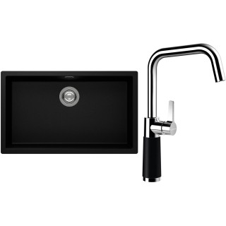 Set Schock S15-8 (dřez Kaia N-100XL Puro + baterie SC-530 Puro)