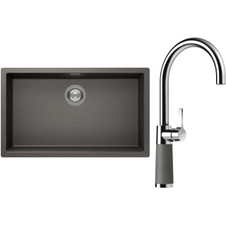 Set Schock S15-6 (dřez Kaia N-100XL Silverstone + baterie SC-520 Silverstone)