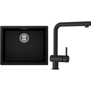 Set Schock S14-2 (dřez Kaia N-100L Magma + baterie Epos.120 Magma)