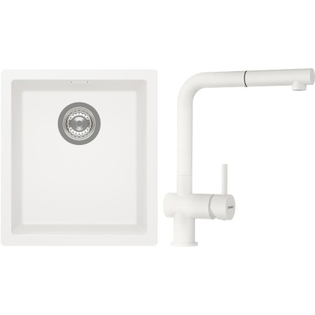 Set Schock S12-2 (dřez Kaia N-100S Polaris + baterie Epos.120 Polaris)