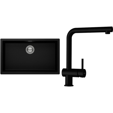 Set Schock S15-2 (dřez Kaia N-100XL Puro + baterie Epos.120 Puro)