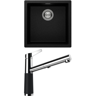 Set Schock S13-5 (dřez Kaia N-100 Magma + baterie SC-510.120 Magma)