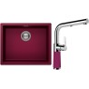 Set Schock S14-11 (dřez Kaia N-100L Berry + baterie SC-540.120 Berry)