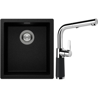 Set Schock S12-11 (dřez Kaia N-100S Magma + baterie SC-540.120 Magma)