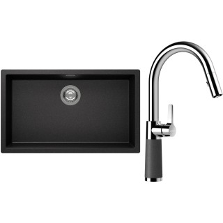 Set Schock S15-7 (dřez Kaia N-100XL Stone + baterie SC-520.120 Stone)