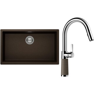 Set Schock S15-7 (dřez Kaia N-100XL Bronze + baterie SC-520.120 Bronze)