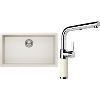 Set Schock S15-11 (dřez Kaia N-100XL Magnolia + baterie SC-540.120 Magnolia)