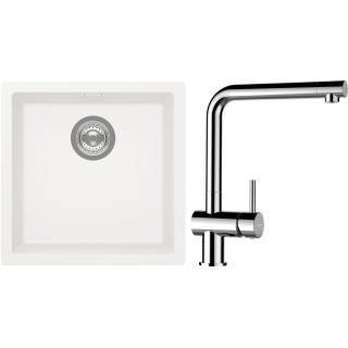 Set Schock S13-12 (dřez Kaia N-100 Polaris + baterie Epos Chrom)