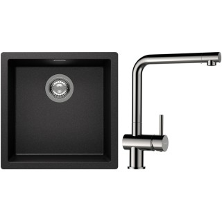 Set Schock S13-3 (dřez Kaia N-100 Stone + baterie Epos Nerezový vzhled)