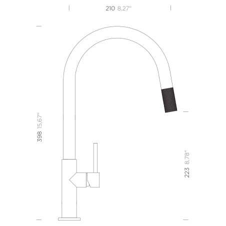 Kuchyňská baterie Schock Talia.120 White Gold