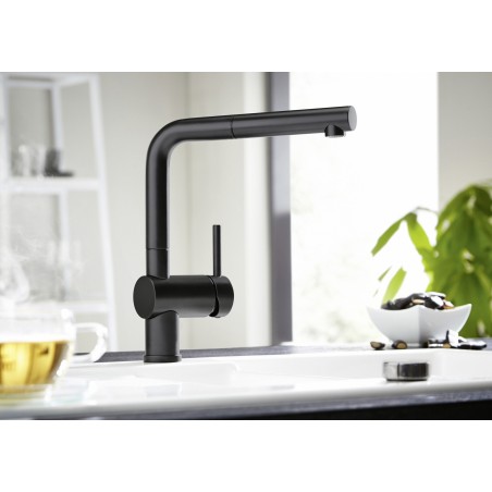 Kuchyňská baterie Blanco Linus-S ECO Černá matná