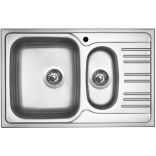 Kuchyňský dřez Sinks Star 780.1 V 0,6 mm, matný - ZHOTOVENÝ OTVOR - VÝPRODEJ