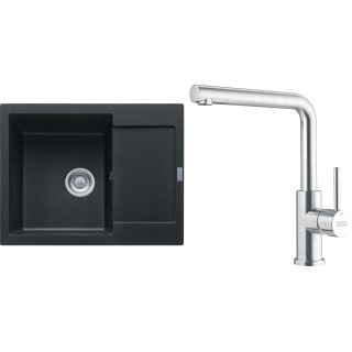 Set Franke G299O (dřez MRG 611-62 Onyx + baterie FC 6985.501 SMART GLENDA Celonerez)