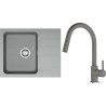Set Franke T126Š (dřez OID 611-62 Šedá + baterie FC 6051.084 LINA Šedý kámen)