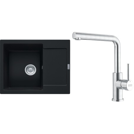 Set Franke G299MČ (dřez MRG 611-62 Matná černá + baterie FC 6985.501 SMART GLENDA Celonerez)
