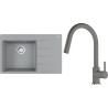 Set Franke G292ŠK (dřez CNG 611-78 TL/2 Šedý kámen + baterie FC 6051.084 LINA Šedý kámen)