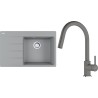 Set Franke G291ŠK (dřez CNG 611-78 TL/7 Šedý kámen + baterie FC 6051.084 LINA Šedý kámen)