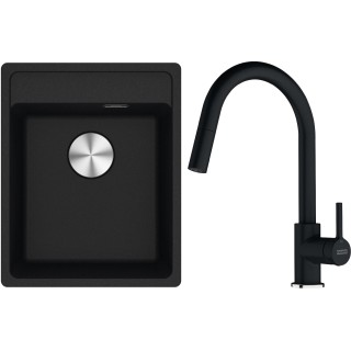 Set Franke G293O (dřez MRG 610-37 RTL Onyx + baterie FC 6051.071 LINA Onyx)