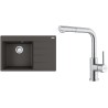 Set Franke G290ŠB (dřez CNG 611-78 TL/2 Šedá břidlice + baterie FC 6986.501 SMART GLENDA Celonerez)