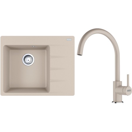 Set Franke G270SA (dřez CNG 611-62 TL/2 Sahara + baterie FC 6018.082 LINA Sahara)