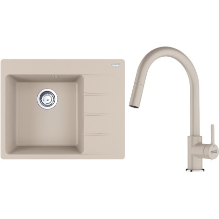 Set Franke G286SA (dřez CNG 611-62 TL/2 Sahara + baterie FC 6051.082 LINA Sahara)