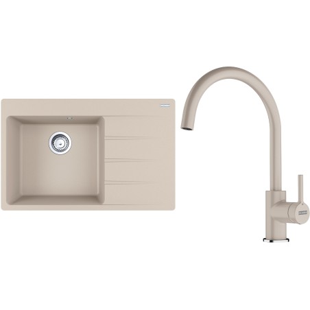 Set Franke G272SA (dřez CNG 611-78 TL/2 Sahara + baterie FC 6018.082 LINA Sahara)