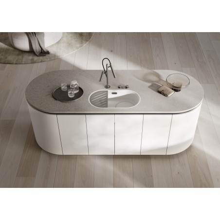 Kuchyňský dřez Blanco Oovalon 700-IF Cloud White