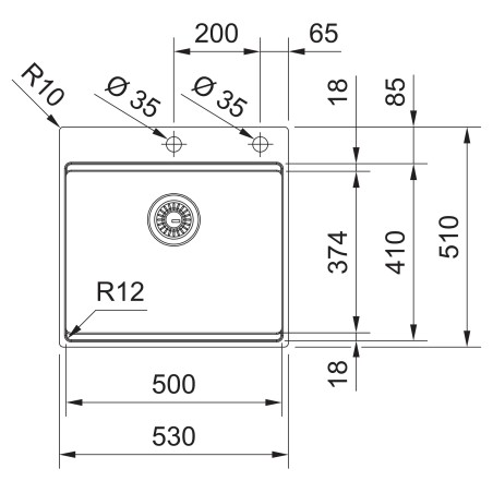 Kuchyňský dřez Franke Box BXX PRO 210/610-50 TL Nerez