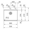 Kuchyňský dřez Franke Box BXX PRO 210/610-50 TL Nerez