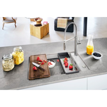 Kuchyňský dřez Franke Kubus 2 KNG PRO 110-62 Bílá-led