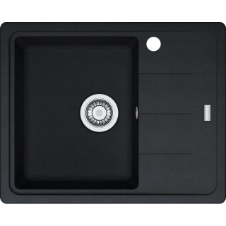 Kuchyňský dřez Franke Basis BFG 611-62 Onyx, s otvorem, levý