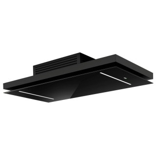 Stropní digestoř Airforce F207 EASY FIT BL/F/100 Černá/černé sklo