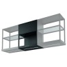 Komínová digestoř Faber MODULAR BK MATT F60 Černá mat