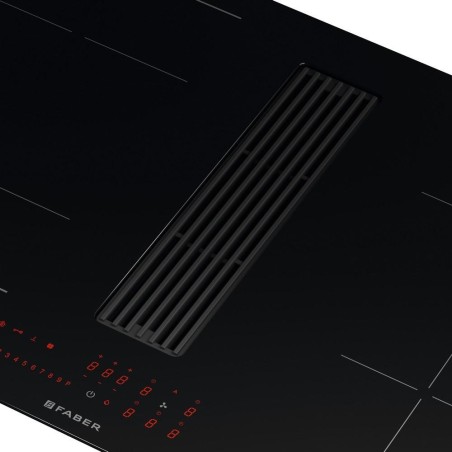 Varná deska s odsáváním Faber GALILEO LINEAR A83 Černé sklo