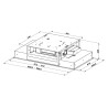 Stropní digestoř Faber HEAVEN DUAL LIGHT X FLAT KL A90 Nerez