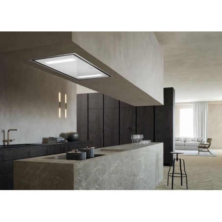 Stropní digestoř Faber HEAVEN DUAL LIGHT G/WH FLAT KL A120 Nerez/bílé sklo