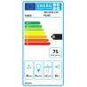 Vestavná digestoř Faber IN-NOVA ZERO DRIP LITE X/WH A90 Nerez/bílé sklo