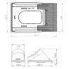 Střešní průchodka Faber 360117 pro tašku uni šedá