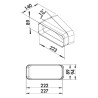 Faber 4043007 F-RBH 150 - koleno horizontální 15°
