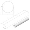Faber AFC4052102 R-150 - kulaté potrubí 1000 mm