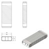 Faber 4051009 P-RBFLEX - flexo potrubí ploché (250-550 mm), světle šedé