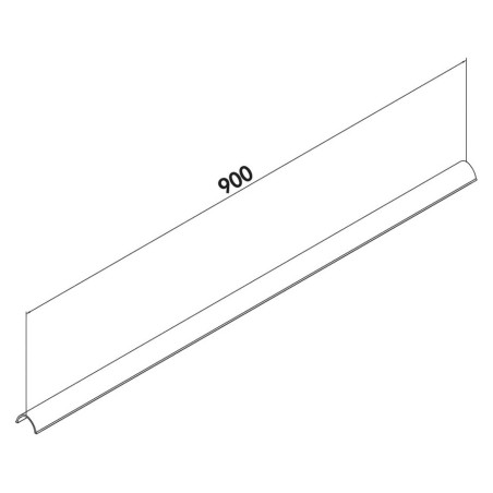 Faber 4051002 P-KBK 150 - kabelový kryt, světle šedý